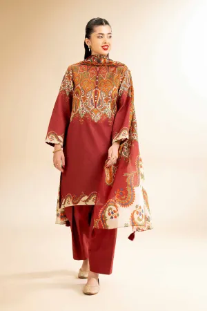 3 Piece - Digital Printed Suit - 42501204