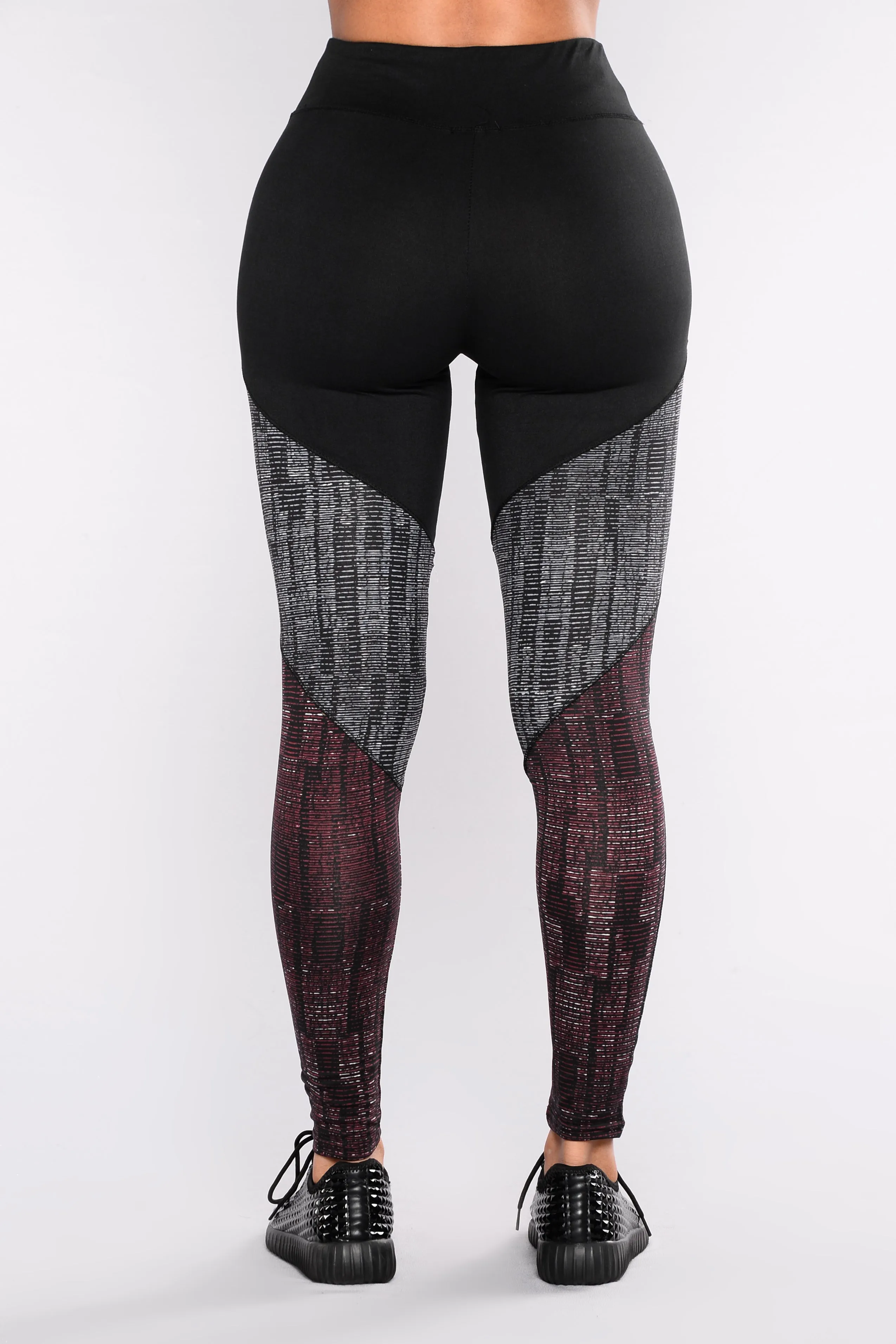 Allison Active Leggings - Black Multi