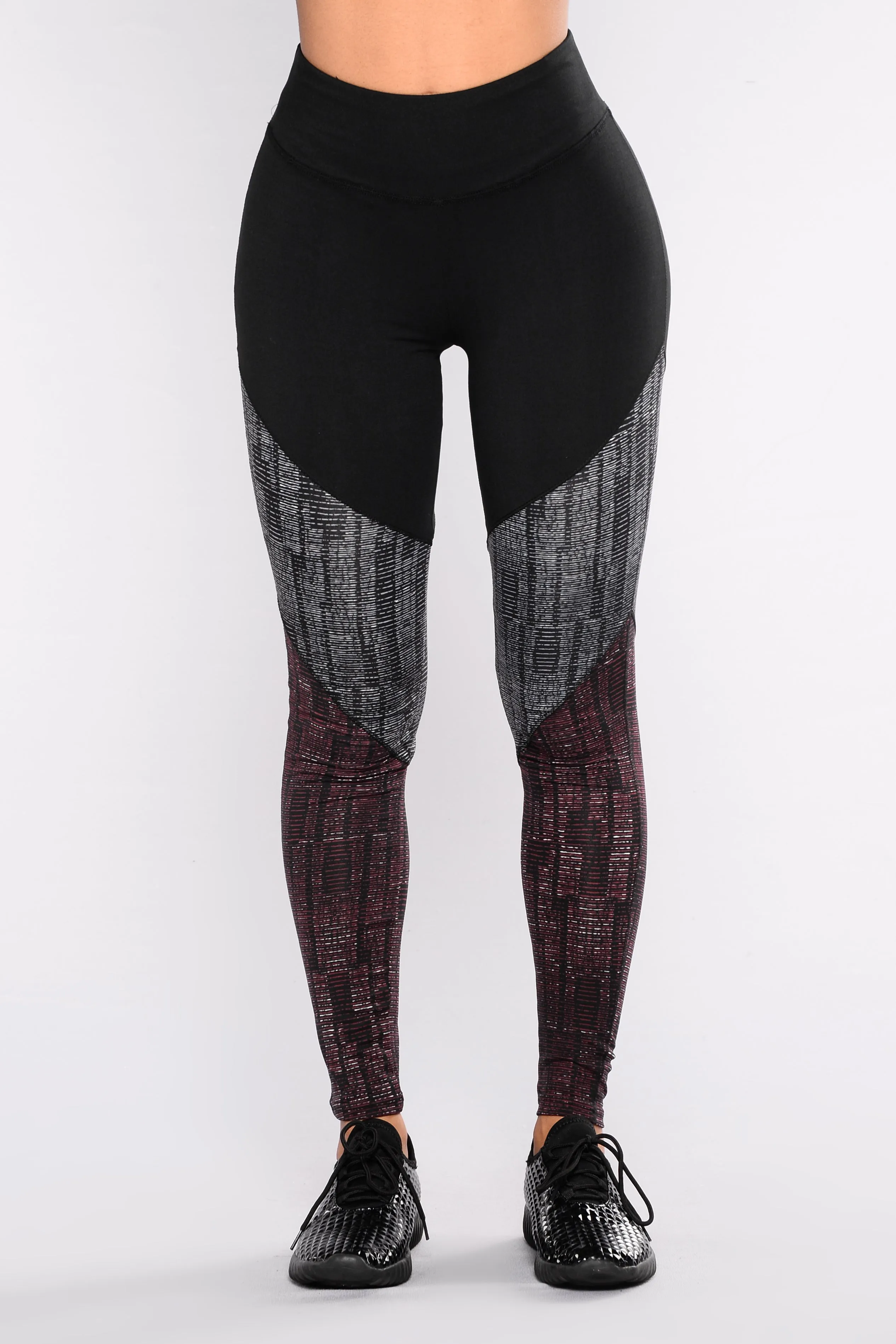 Allison Active Leggings - Black Multi