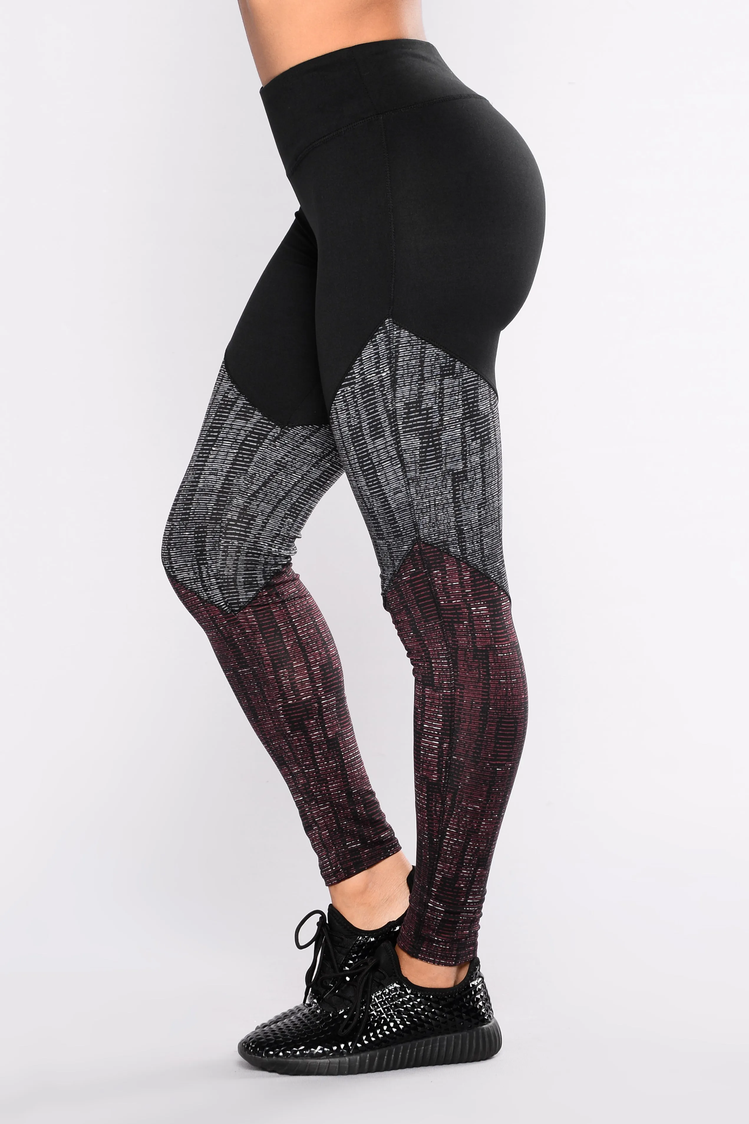 Allison Active Leggings - Black Multi