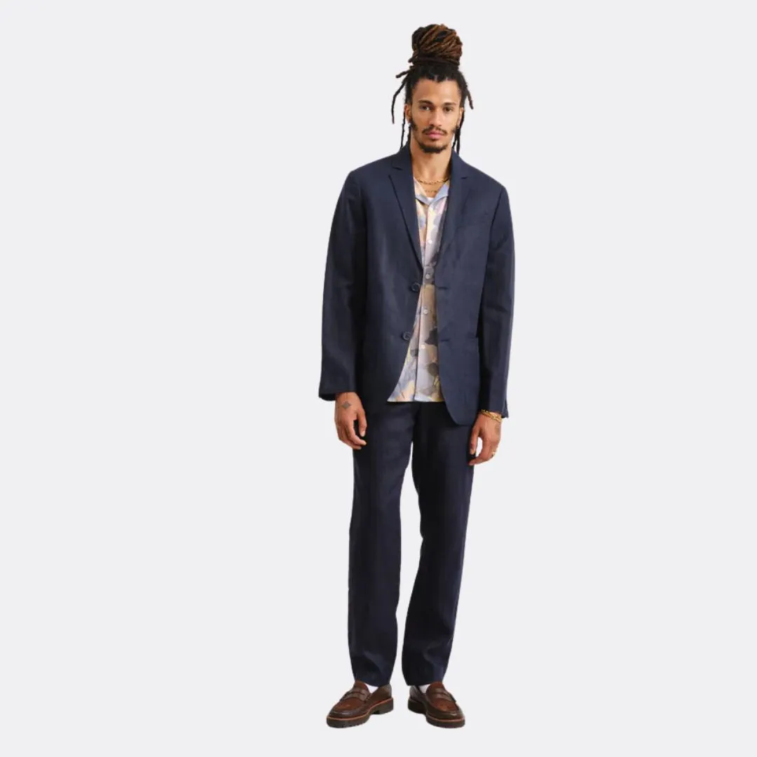 Alp Linen Trousers (Midnight)
