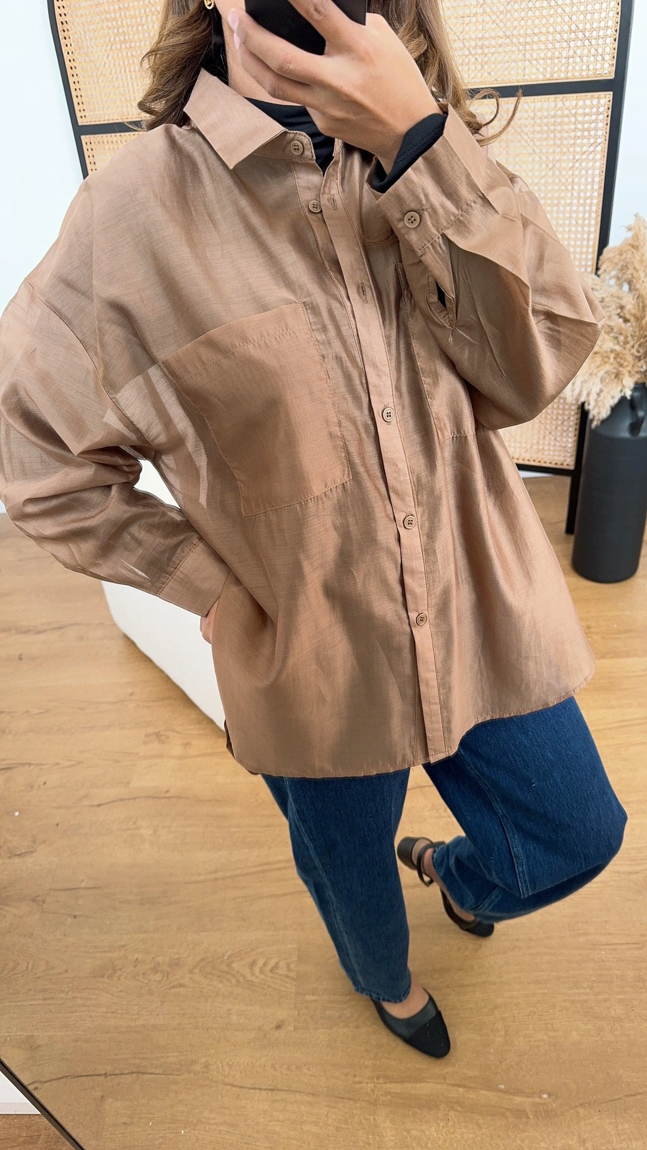 Alta blouse camel