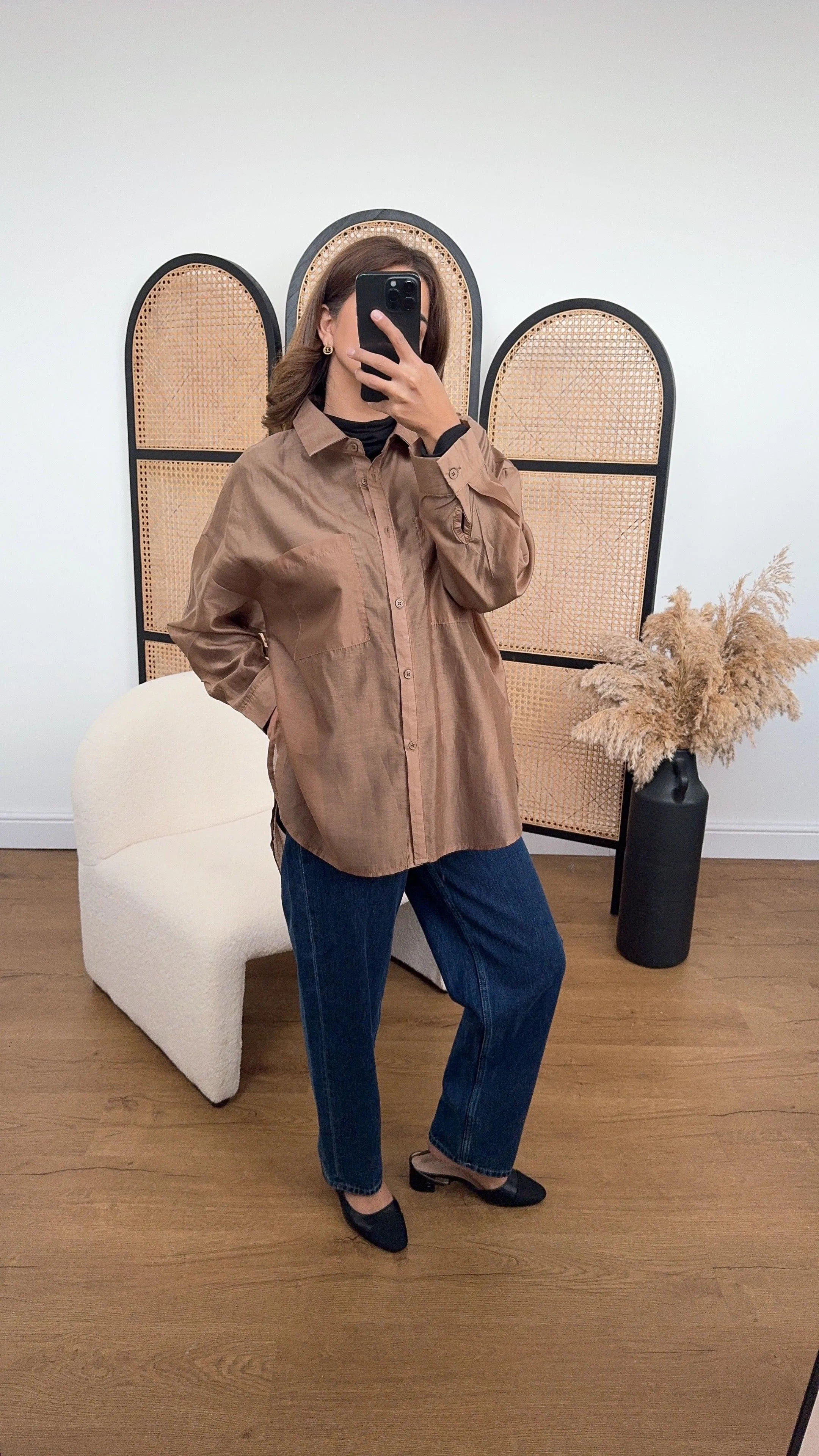 Alta blouse camel