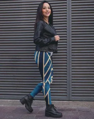 Art Deco Midnight Legging