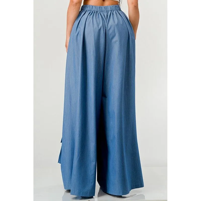 ATHINA WIDE MULTI POCKET CARGO PANTS