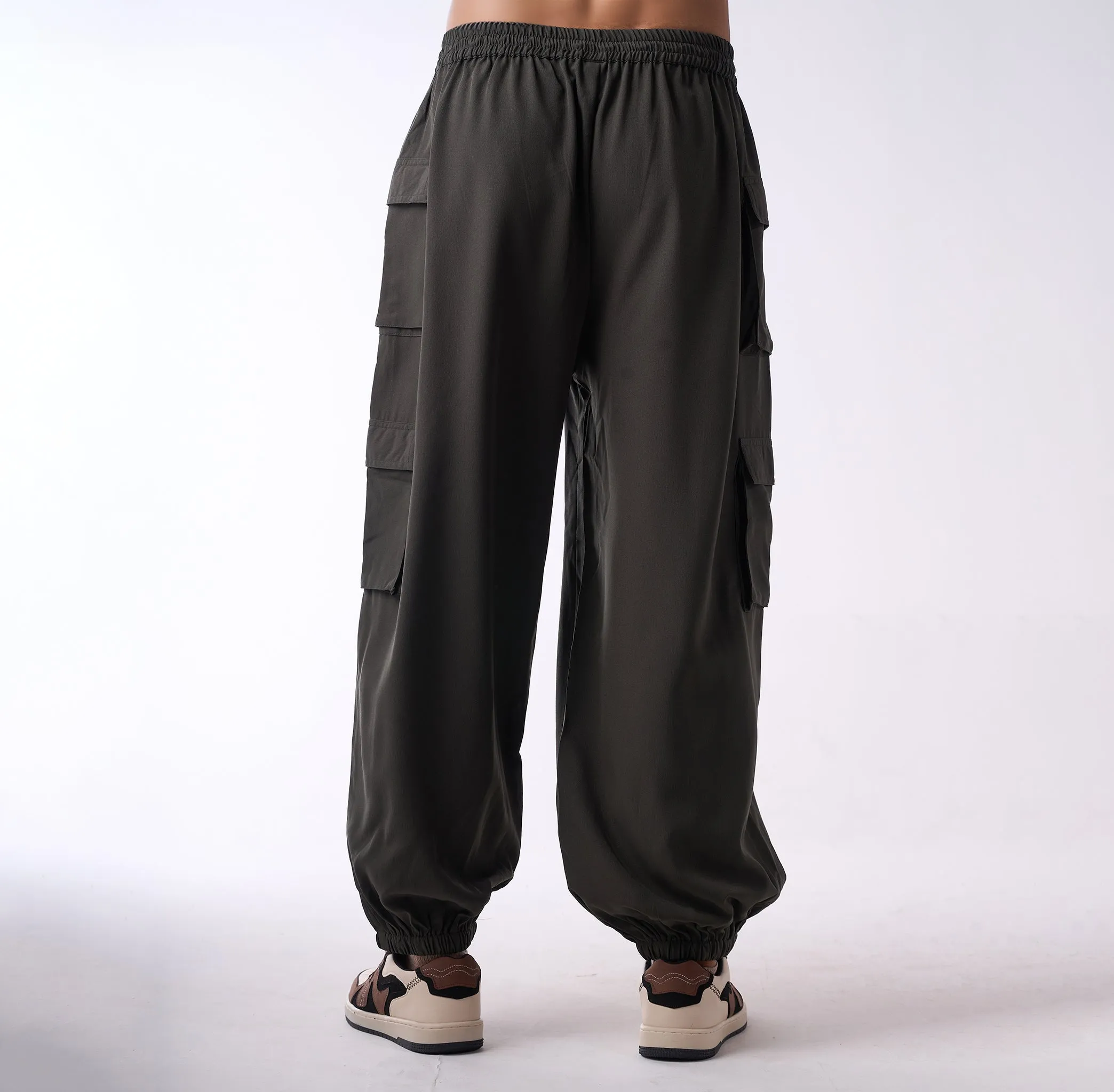 Baggy cargo air parachute pants