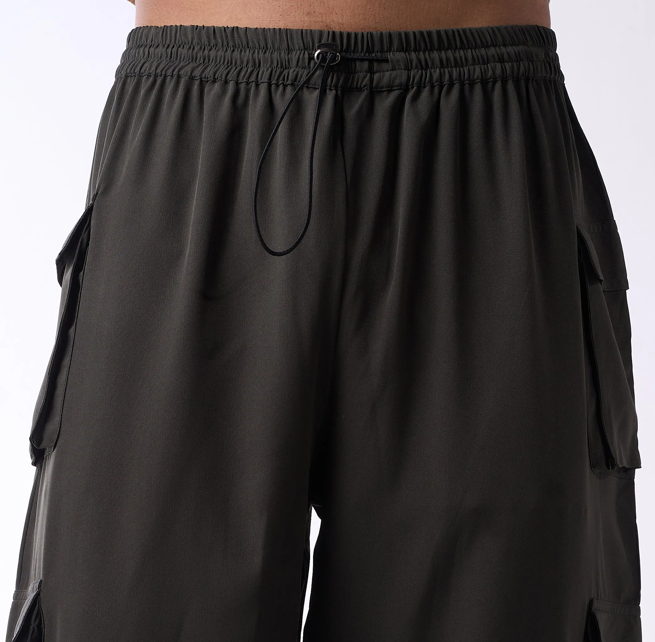 Baggy cargo air parachute pants