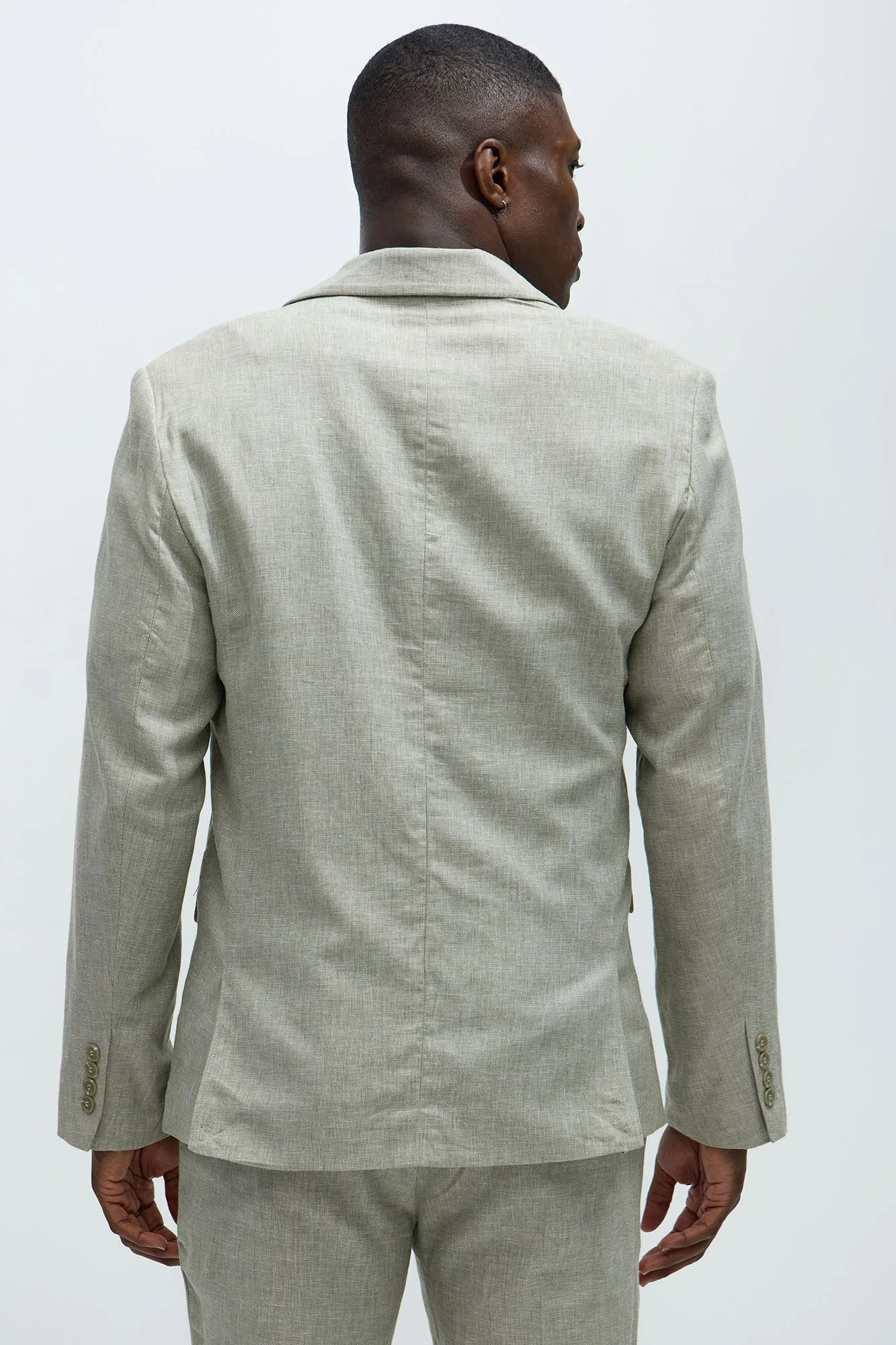 Bahamas Linen Suit Jacket - Green