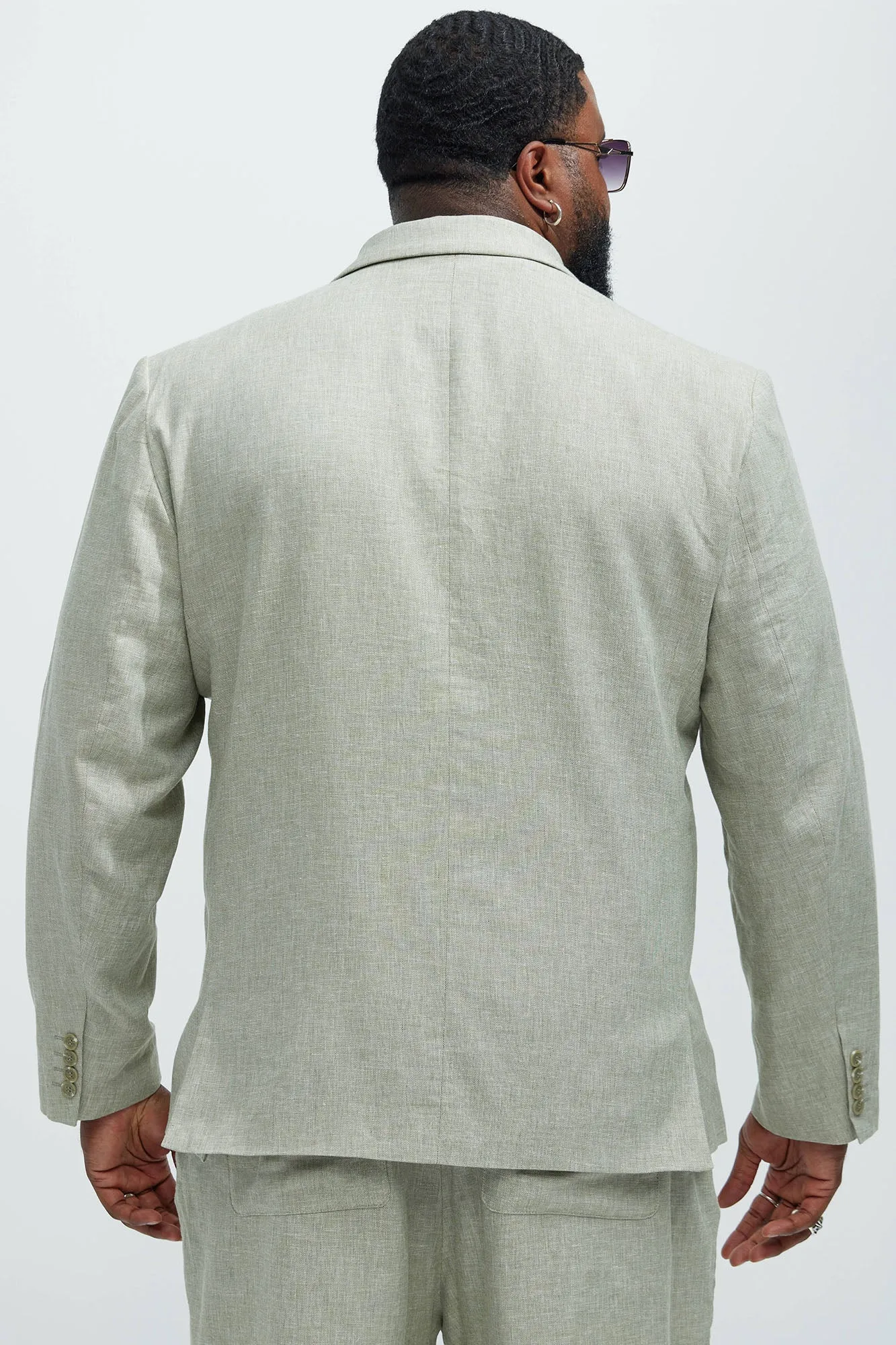 Bahamas Linen Suit Jacket - Green