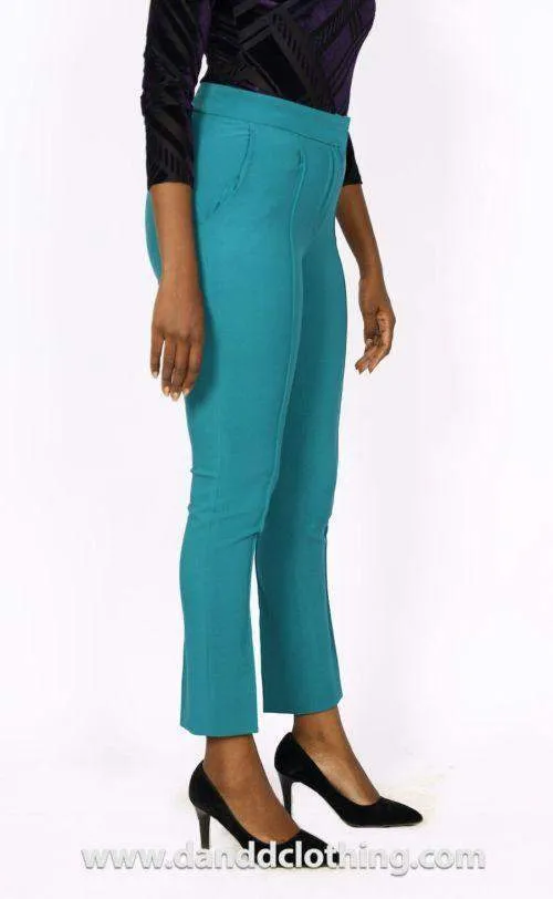 Blue Classic Pants for Women