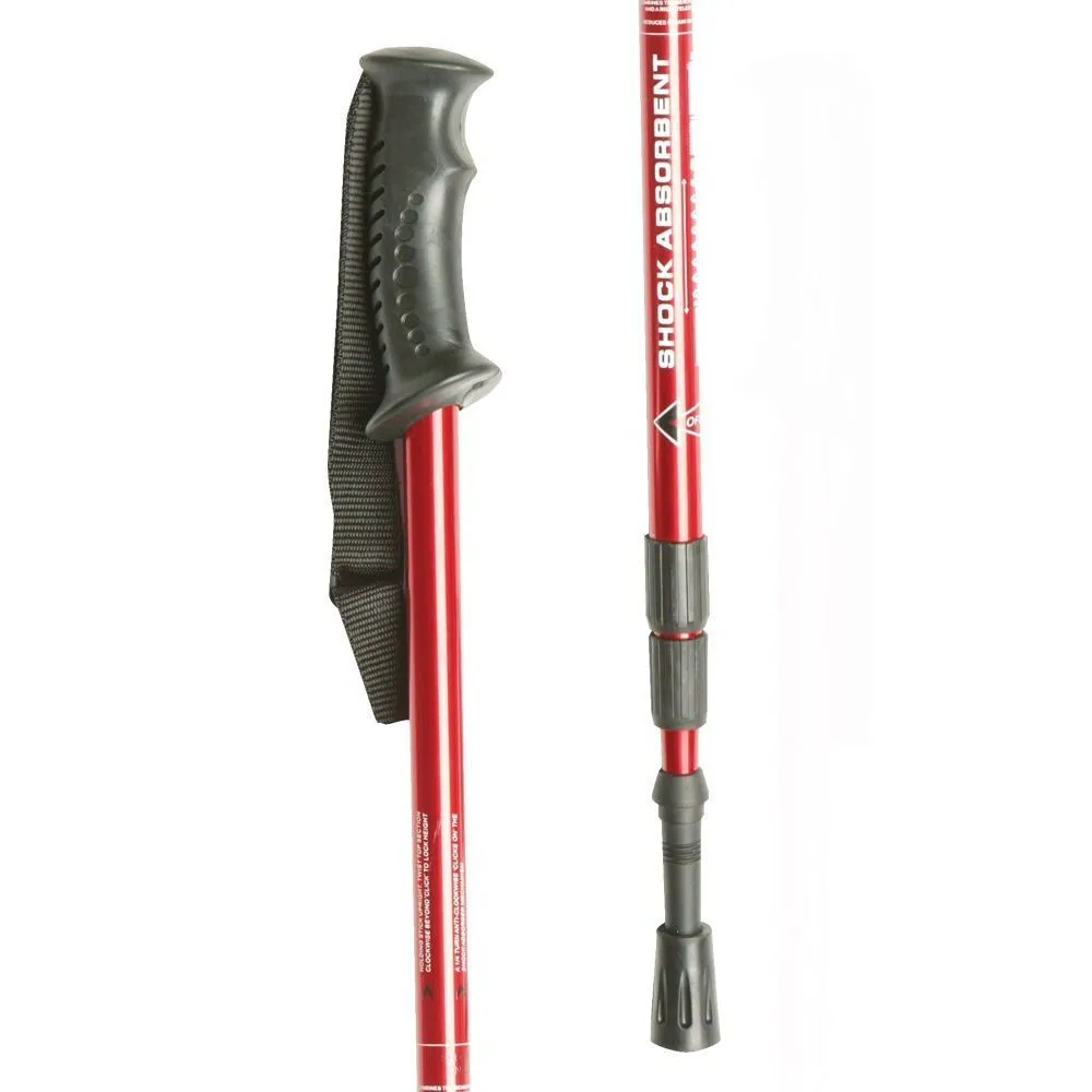 Charles Buyers Red Height Adjustable Hiking Pole