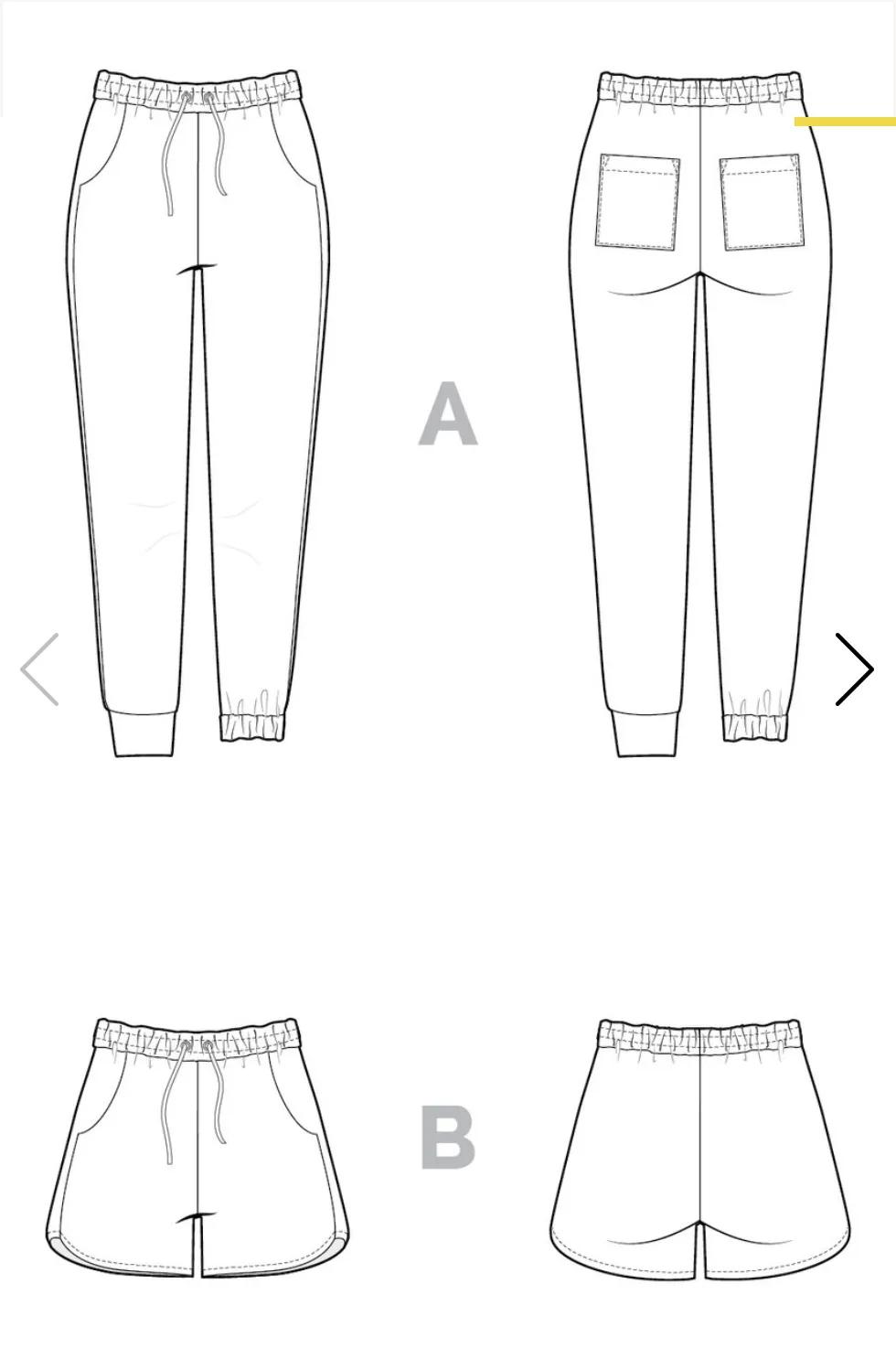 Closet Core Patterns,  Plateau Joggers Pattern