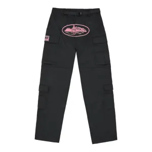 Corteiz Guerillaz Cargo Pant Black/Pink