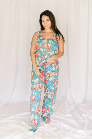 Cozy Bouquet Pajama Pants Set