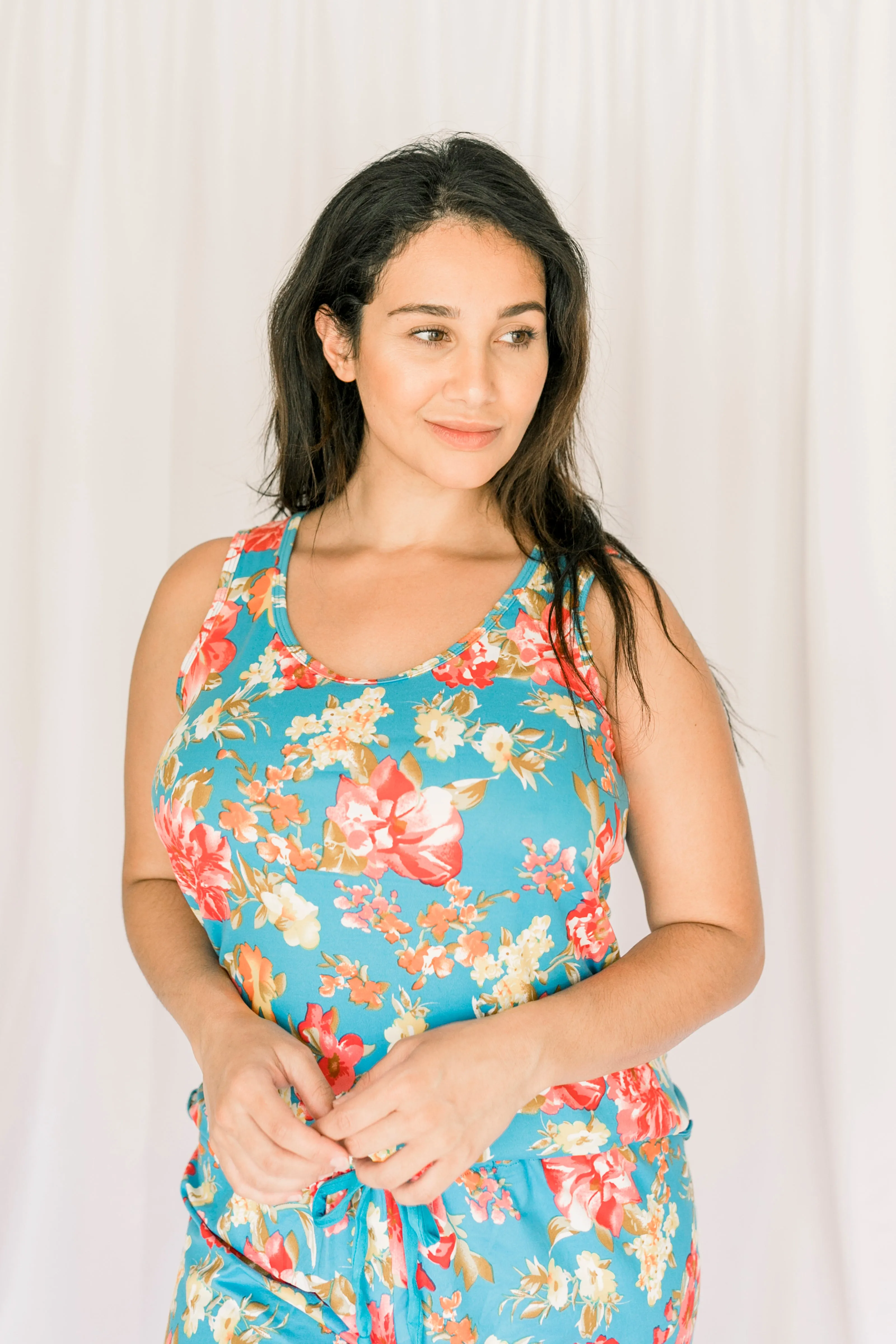 Cozy Bouquet Pajama Pants Set