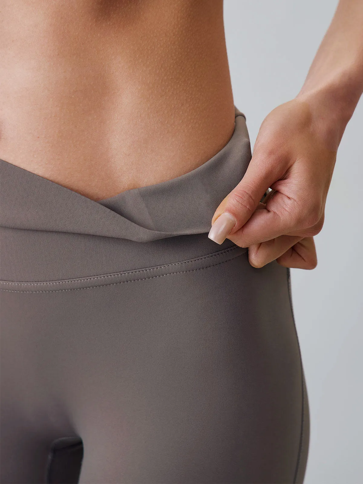 Dark Grey High Waisted Leggings 24”