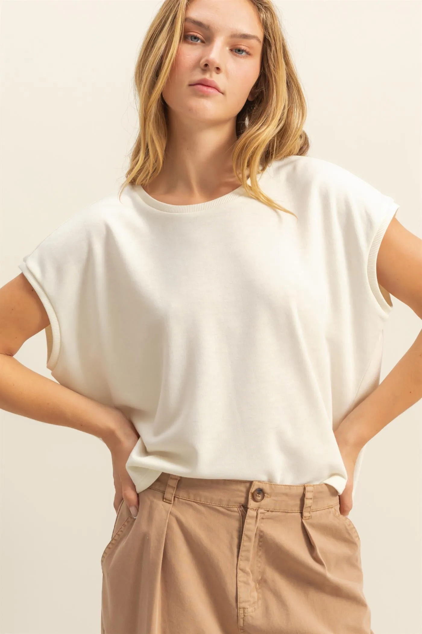 DZ24E166-Short Sleeve Relaxed Tee