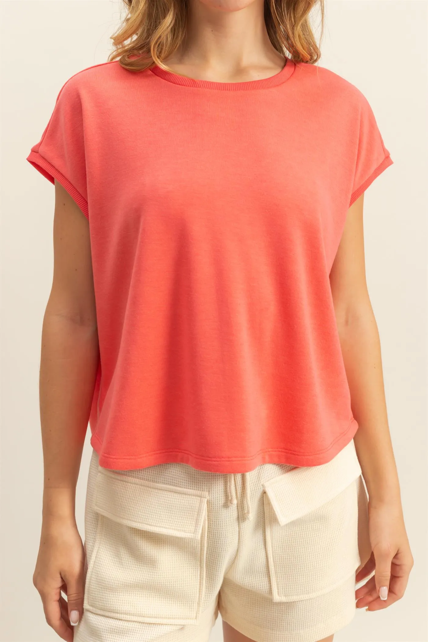 DZ24E166-Short Sleeve Relaxed Tee