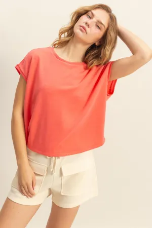 DZ24E166-Short Sleeve Relaxed Tee