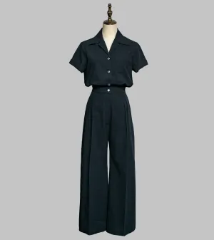 Emmeline Made-to-Order Jumpsuit Black
