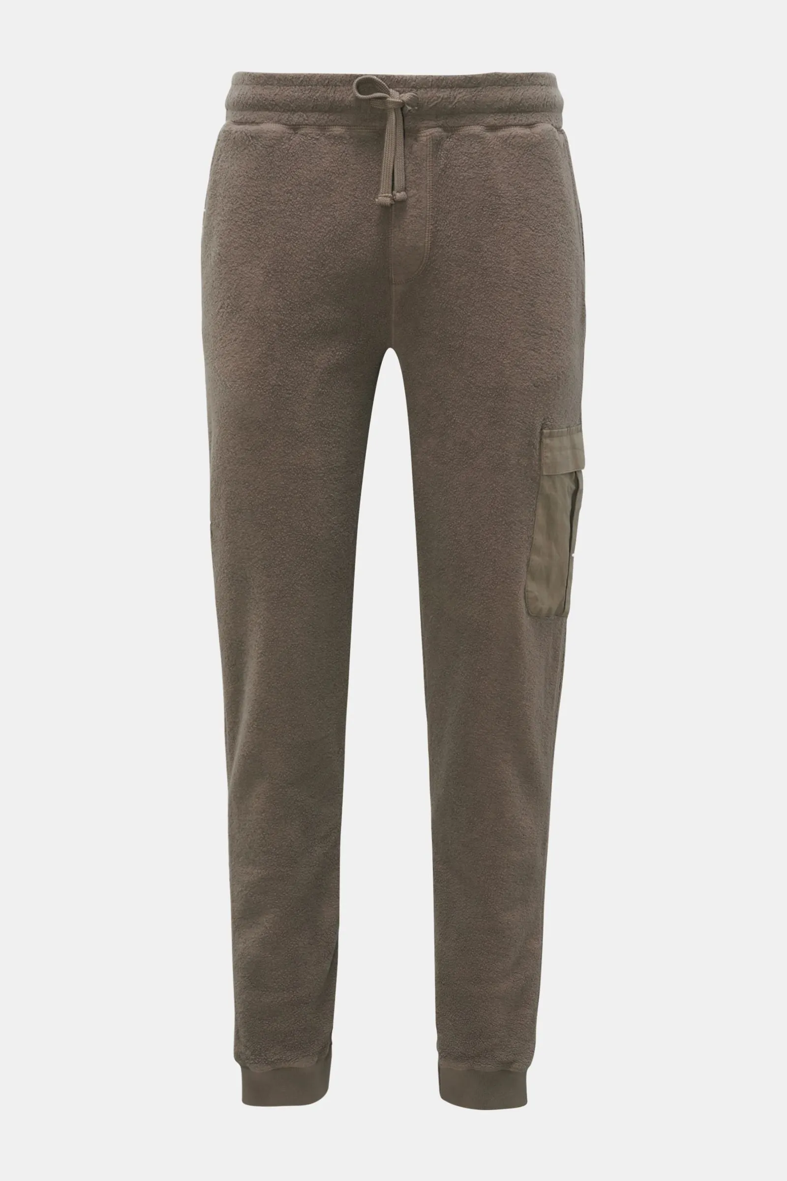 Fleece Cargo Jogger Pants - Charcoal