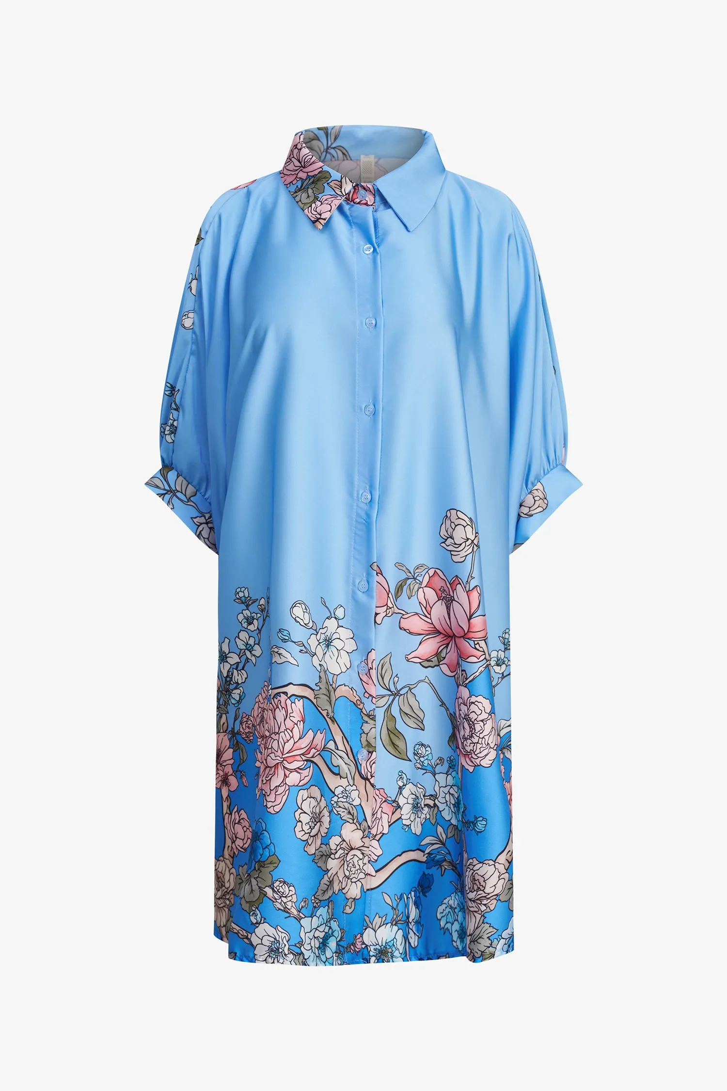 Floral Shirt Dress | Ema&Carla