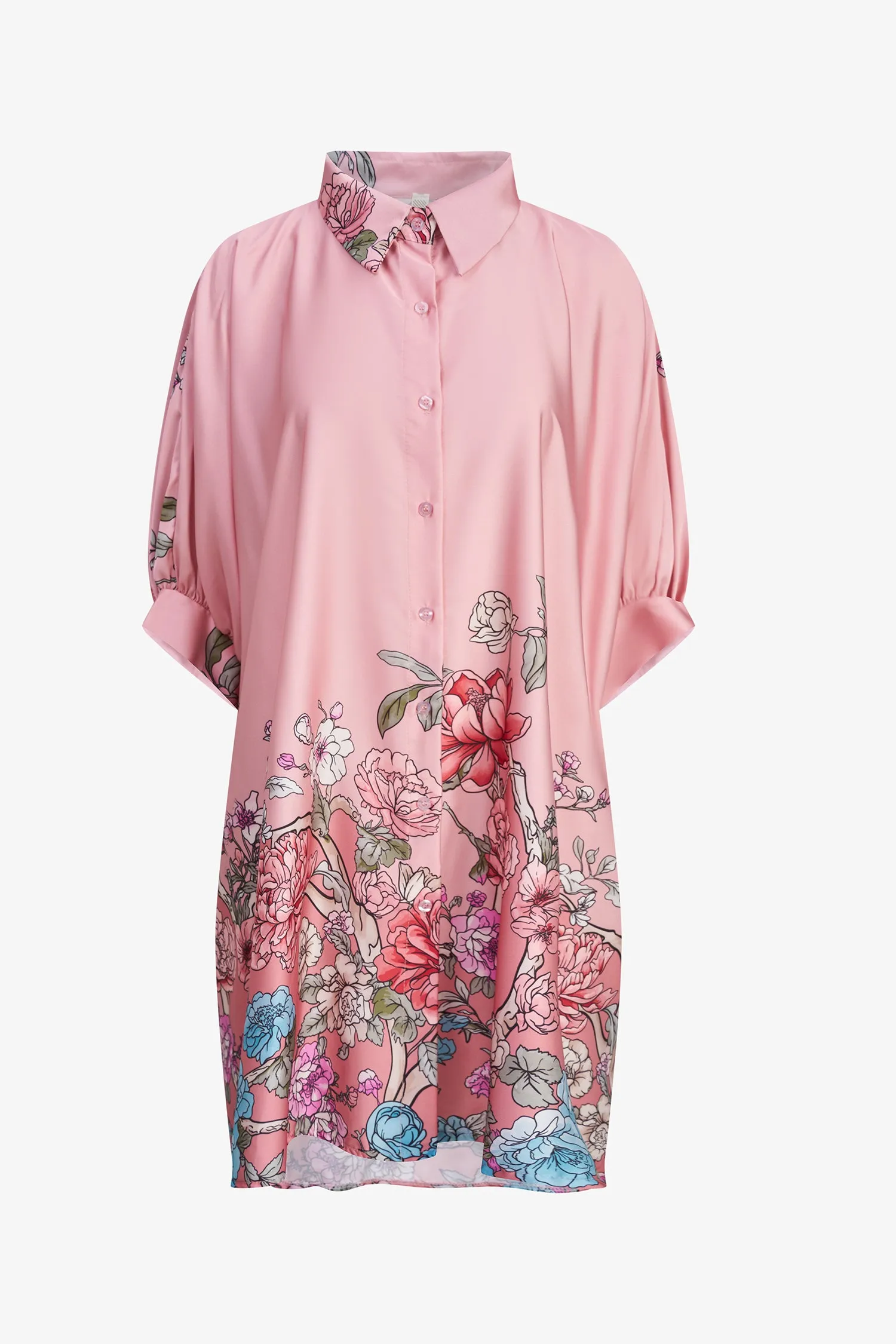 Floral Shirt Dress | Ema&Carla