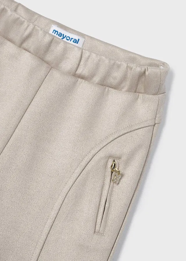 Girls Beige Trousers