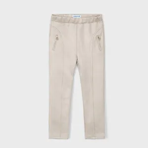 Girls Beige Trousers