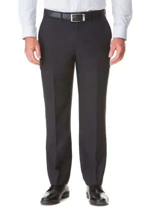 HAMILTON FLAT FRONT TROUSER - CHARCOAL