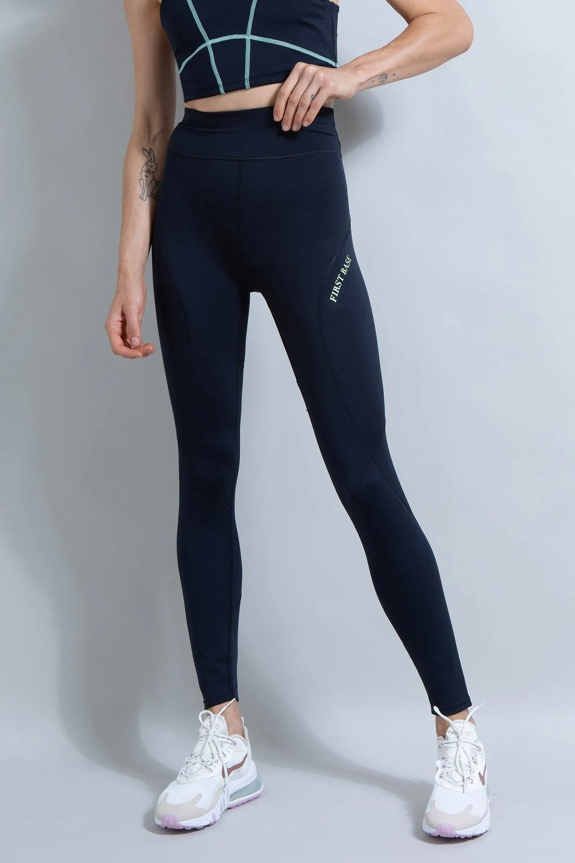 IN THE ZONE FULL LENGTH LEGGINGS BLACK