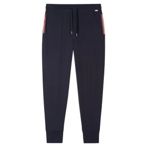 Lightweight Cotton Jersey Lounge Pants, Navy