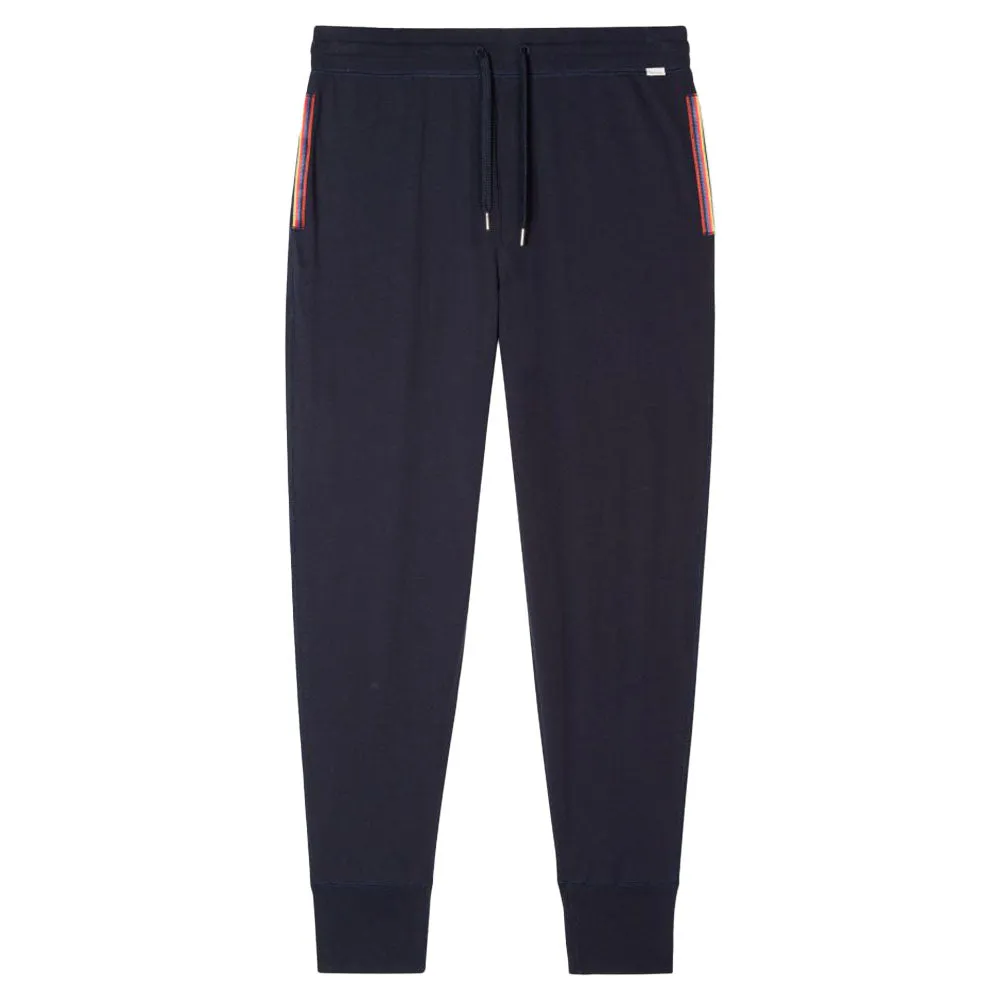 Lightweight Cotton Jersey Lounge Pants, Navy