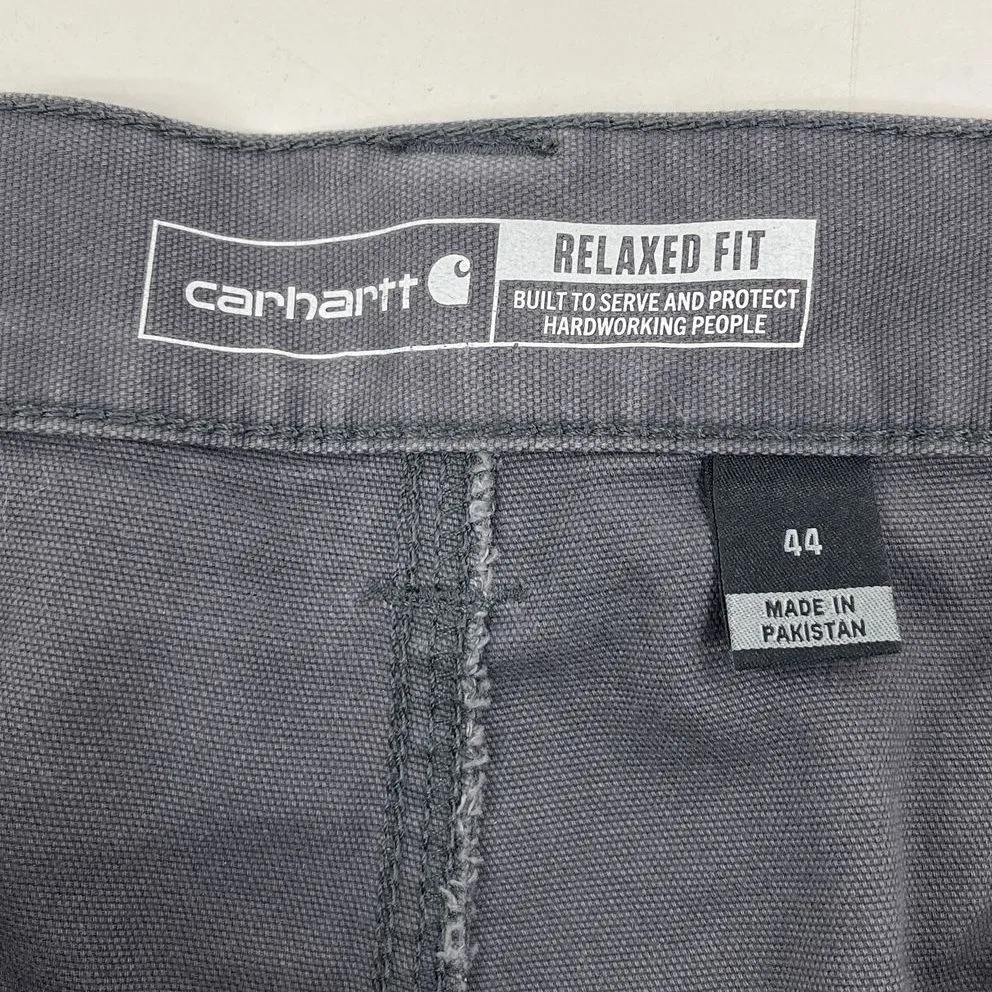 Men's Carhartt Relaxed Fit Grey Cargo Style Shorts - Size 44