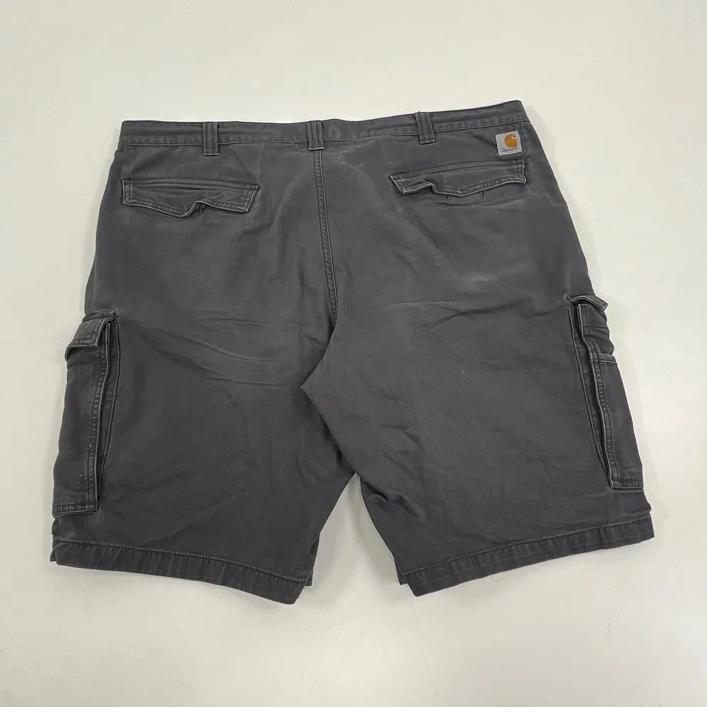 Men's Carhartt Relaxed Fit Grey Cargo Style Shorts - Size 44