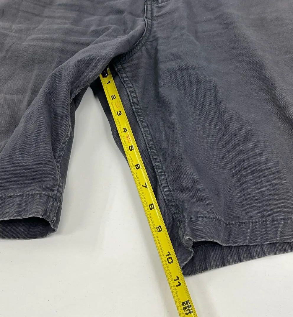 Men's Carhartt Relaxed Fit Grey Cargo Style Shorts - Size 44