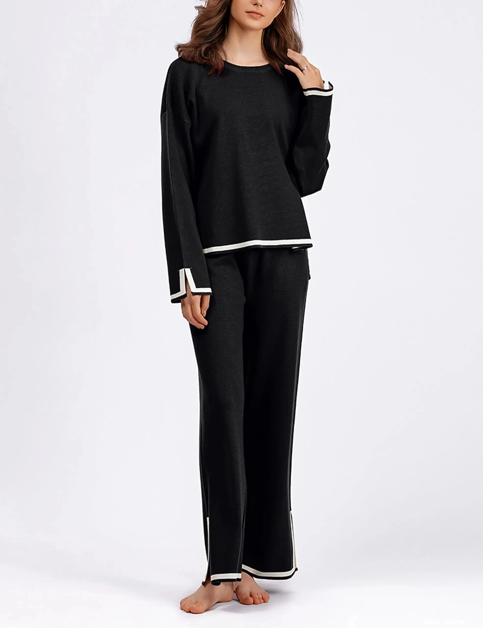 🎉New Product Launch💐– Classy Elastic Knit Lounge Set（50% OFF🔥）