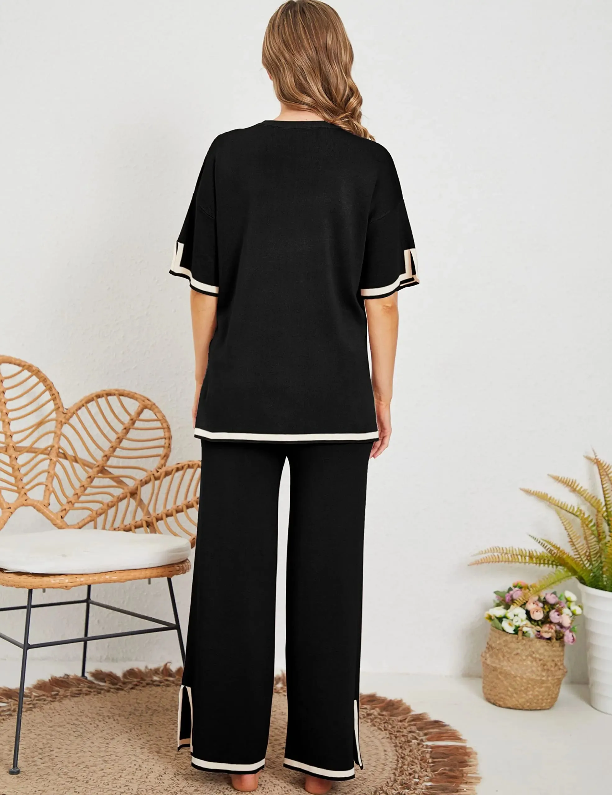 🎉New Product Launch💐– Classy Elastic Knit Lounge Set（50% OFF🔥）