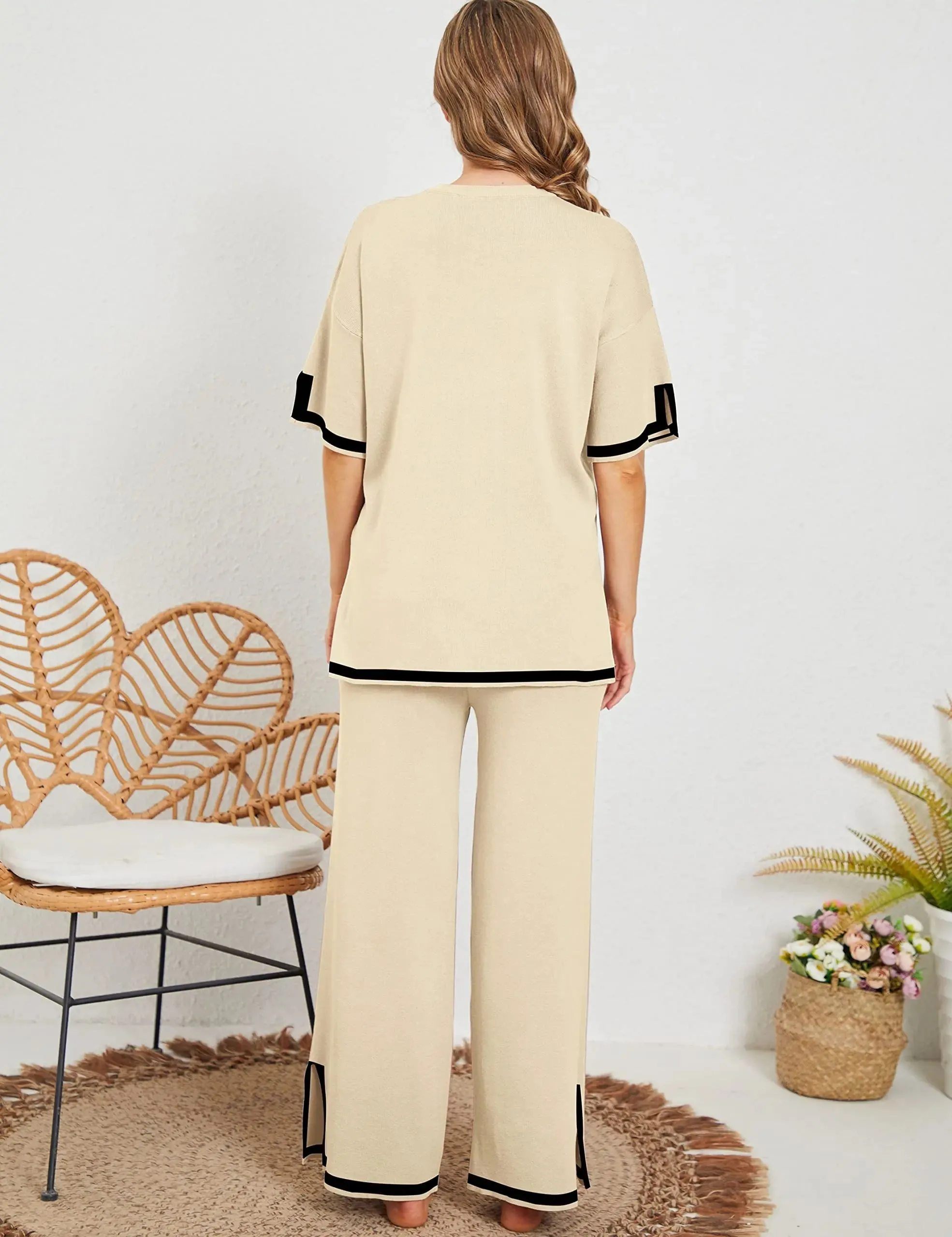 🎉New Product Launch💐– Classy Elastic Knit Lounge Set（50% OFF🔥）