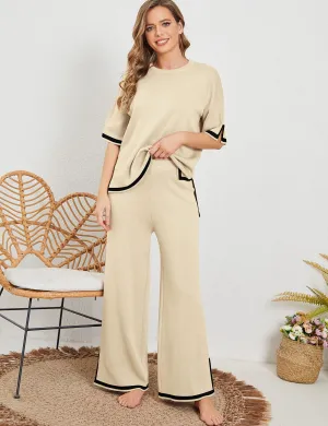 🎉New Product Launch💐– Classy Elastic Knit Lounge Set（50% OFF🔥）