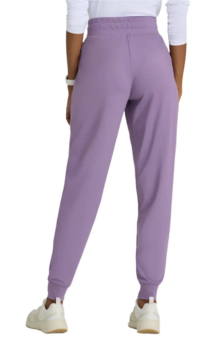 Performance Knit by Barco Pro Knit 5-Pocket Drawcord Waist Jogger Scrub Pant-Petite/Tall