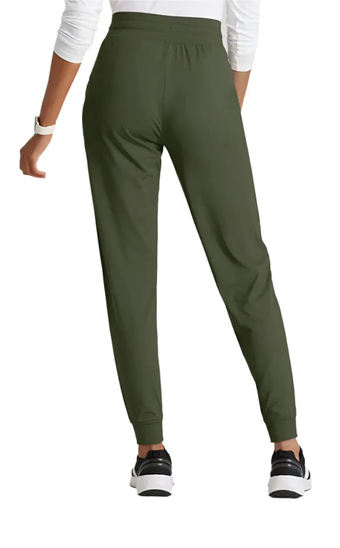 Performance Knit by Barco Pro Knit 5-Pocket Drawcord Waist Jogger Scrub Pant-Petite/Tall