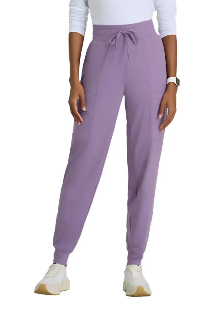 Performance Knit by Barco Pro Knit 5-Pocket Drawcord Waist Jogger Scrub Pant-Petite/Tall