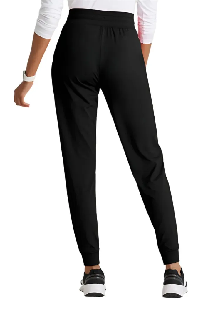 Performance Knit by Barco Pro Knit 5-Pocket Drawcord Waist Jogger Scrub Pant-Petite/Tall