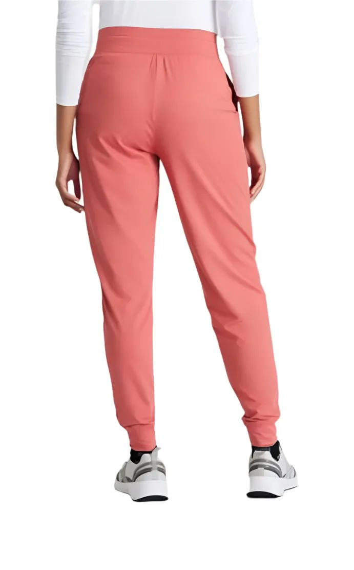 Performance Knit by Barco Pro Knit 5-Pocket Drawcord Waist Jogger Scrub Pant-Petite/Tall