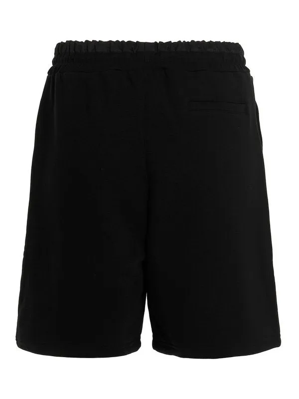 Philipp Plein Hexagon Jogging Shorts Black