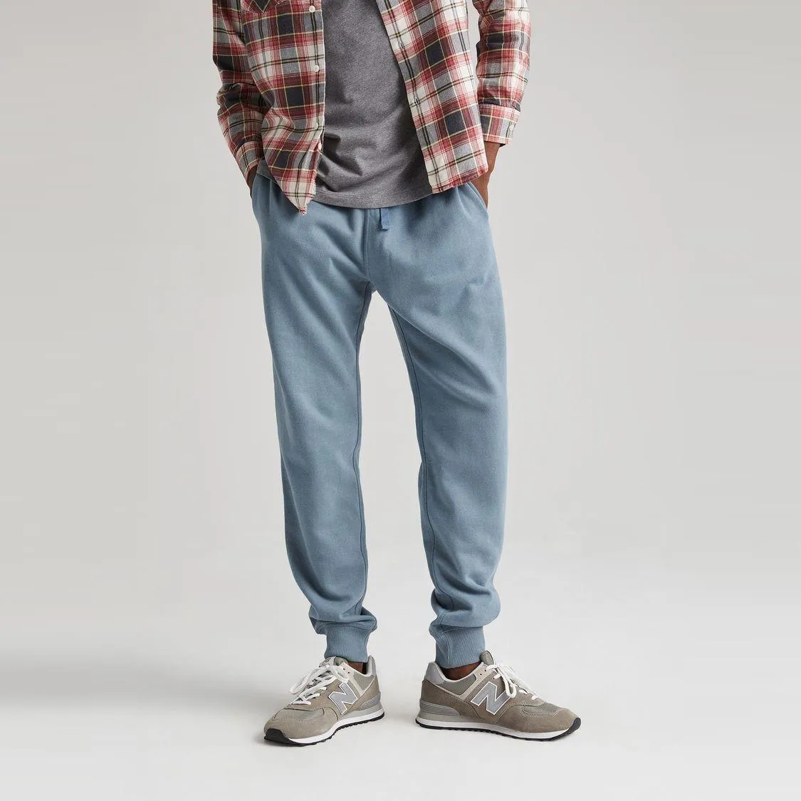 Recycled Fleece Sweatpant (Blue Mirage)