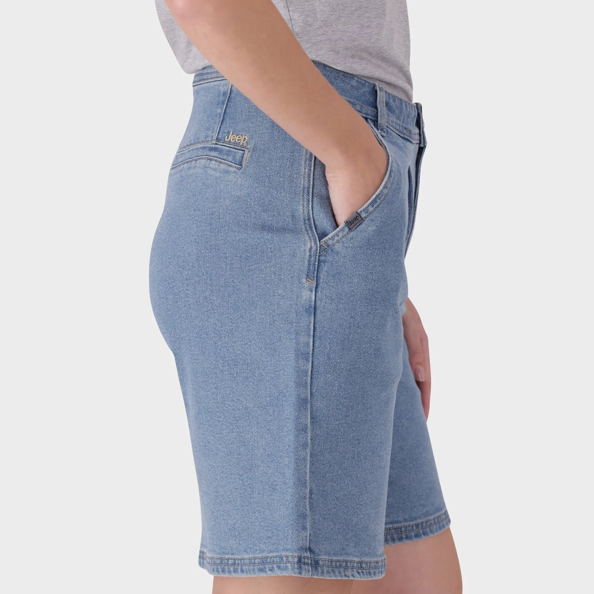Relaxed Denim Short