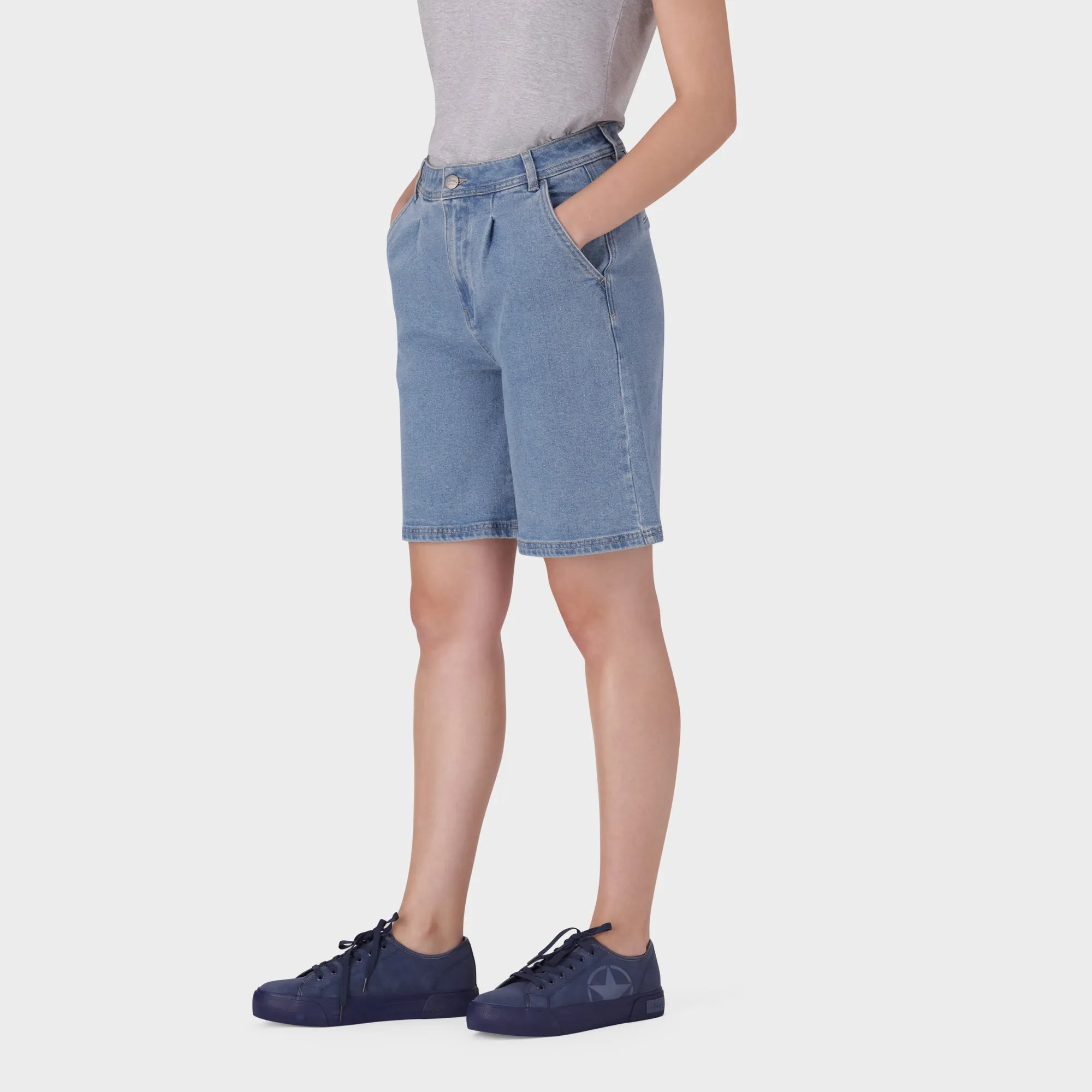 Relaxed Denim Short