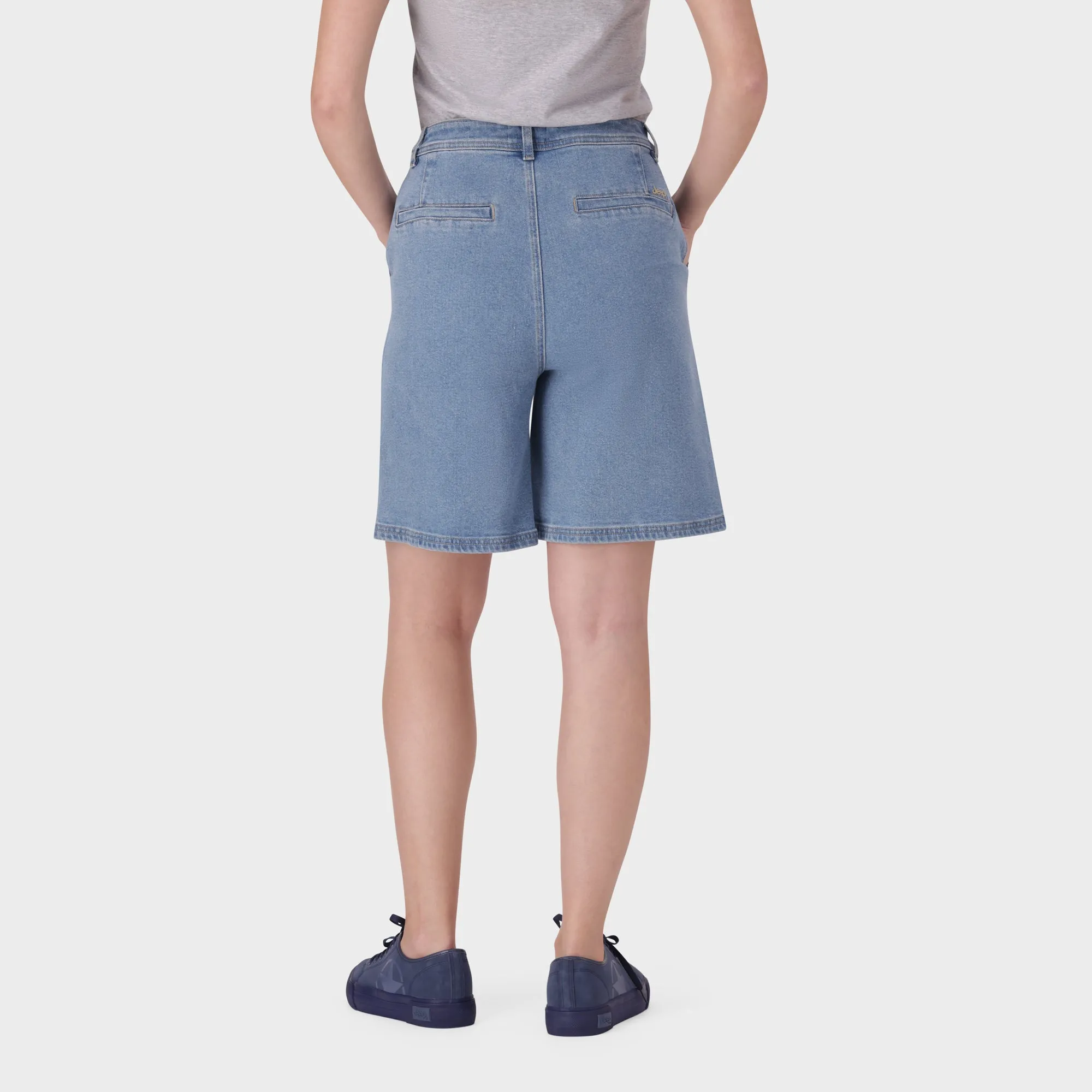 Relaxed Denim Short